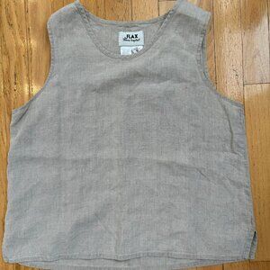 Flax by Jeanne Engelhart linen tank